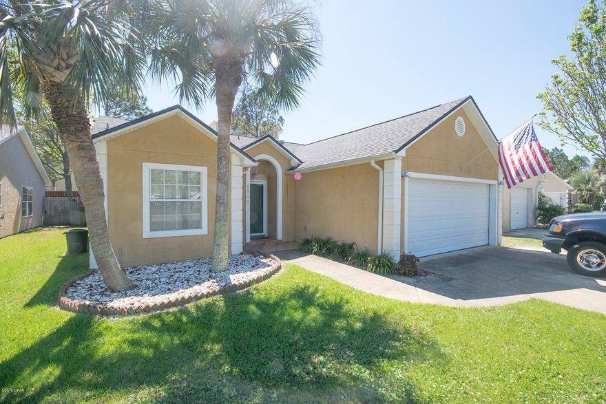 1640 Vecuna, a beach house that is ready to move in today! The exterior and interior have been given much attention, tidy, fresh and several updates and highlights to take notice of when viewing! A new roof installed Jan 2019, new water heater Jan 2017, new kitchen and bathroom cabinets Oct 2013 along with new exterior paint and interior flooring, this home is ready to go! On the back is an attached, screened/tiled lanai- approx.. 15'x45' for outdoor Florida living. Other perks are the 2 car garage and no association fees, privacy fenced backyard! Vecuna is a few miles from the Navy Base, Pier Park and a short drive to the bridge or the beach. A beneficial location and a spotless, move in ready home on PCB in this price range, Come Visit Today!