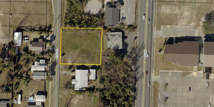 Three building lots totaling .516 of an acre in the heart of Lynn Haven.  This property is cleared and ready for your build.  Florida Ave is a mixed use road and is a great location for residential, multi family and commercial properties.  The property is right around the corner from the beautiful new Lynn Haven City Hall, Sharon Sheffield Park, Leslie Porter Wayside Park & Boat Landing, A.L. Kinsaul Park, shopping, restaurants and more.  This is a fantastic price for a half acre lot in the heart of Lynn Haven.