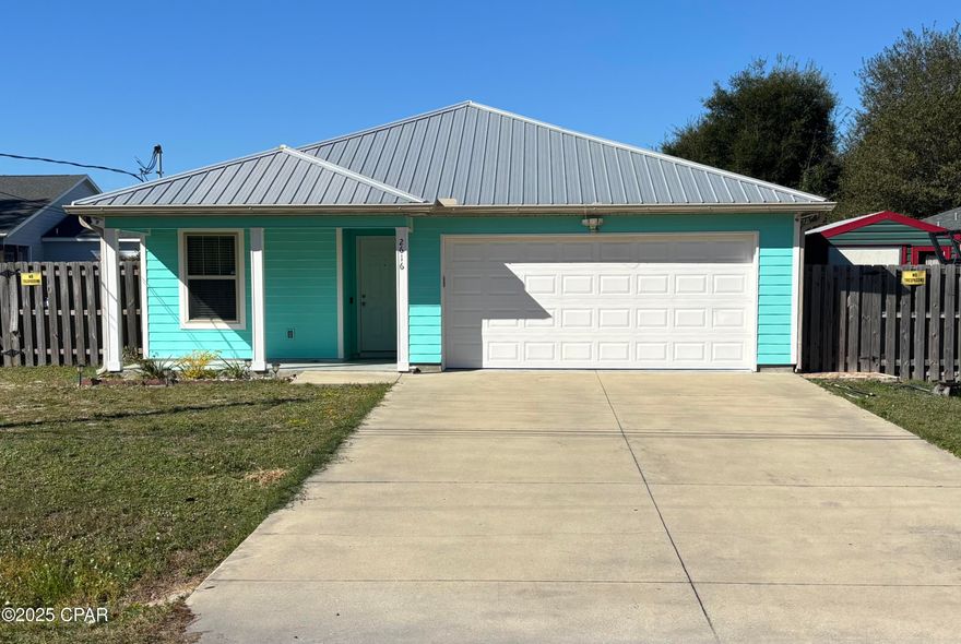 ***3 BEDROOM, 2 BATHROOM RECENTLY UPDATED MOVE IN READY(SHORT TERM RENTAL ALLOWABLE) HOME 1 MILE FROM THE BEACH!!!*** The sellers have spared no expense in updating this GORGEOUS home. Interior updates and upgrades include but are not limited to: 2024 bathrooms, ceiling fans, cabinet hardware, stove and microwave, water filtration system in kitchen, and new kitchen backsplash. Granite countertops, crown molding, and vinyl plank flooring throughout are some of the other interior features. Step outside to a 2024 screened in porch complete with ceramic tile flooring and a covered pergola. The lot is SOOO big (77x110) that the sellers laid pavers on half of it, and left the other half landscaped. A fire pit, cameras, gutters, and a storage shed are more exterior features. And for the energy efficient buyers, the sellers installed solar panels to guarantee low utility bills! Contact me before this incredible home gets away! All information is approximate and should be verified bu buyers if important.