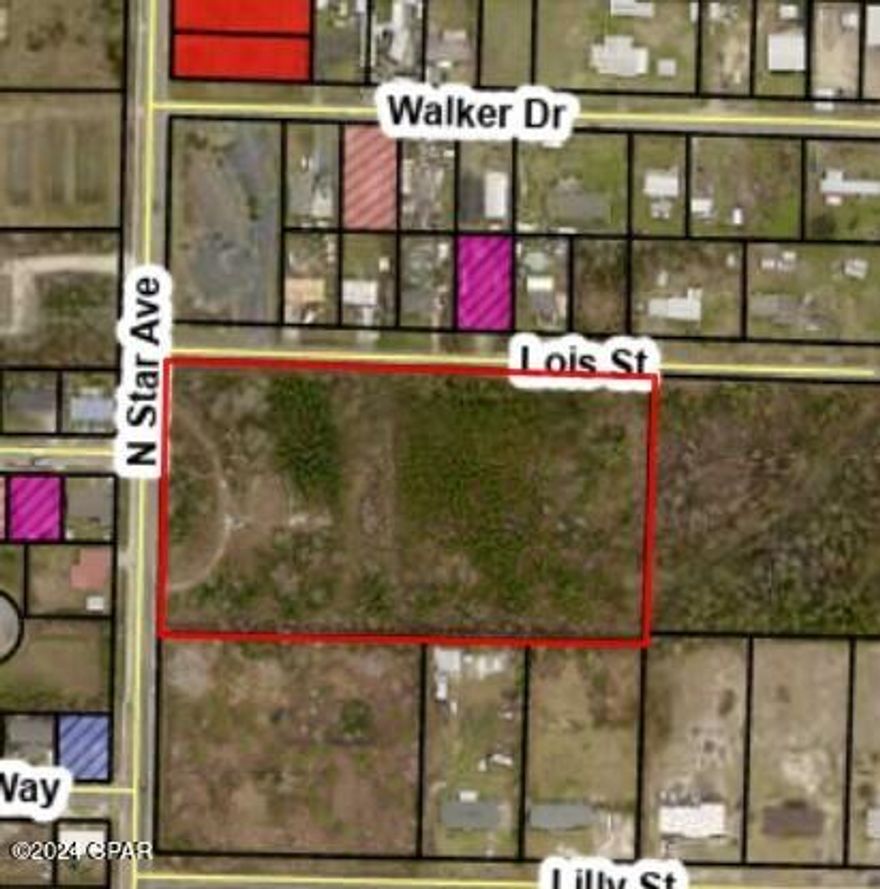 'Currently Under Contract but Seller will Consider Back Up Offers' Great Location!!!!  Mixed use and Commercial properties surround this property. Would be perfect for a builder looking to build and rezone to  Multi-family medium density or rezoned Commerical. Any rezoning has to be approved by City of Callaway Commissioners.  Currently zoned R5, 1 home per every 5000 sq ft.  NO Flood zone!! NO Wetlands!!  Please verify acreage and measurements for accuracy