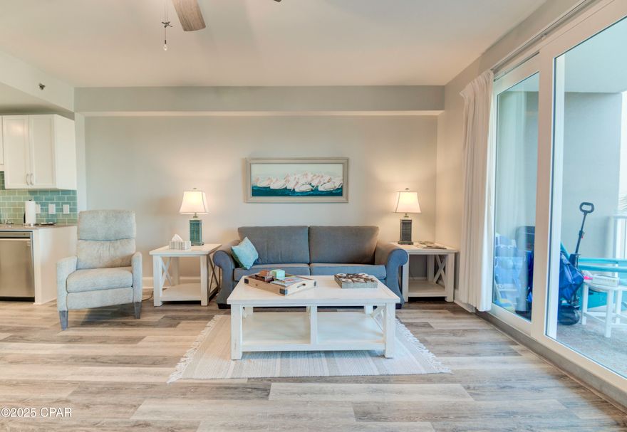 Welcome to Laketown Wharf 204 - Priced to Sell with Over $35,000 in Upgrades!

This beautifully updated 1-bedroom, 2-bath condo with a private bunk room offers the perfect combination of comfort, style, and investment potential. Located in the heart of Panama City Beach, this move-in-ready unit features fresh interior paint, updated lighting, and granite countertops in both the kitchen and bathrooms. Enjoy peaceful lake views from your private balcony, creating an ideal setting for morning coffee or unwinding in the evening.

The spacious layout includes a dedicated bunk room that provides additional sleeping accommodations, making the unit ideal for families and highly attractive for vacation rentals. A second full bathroom adds convenience for guests and enhances rental appeal.

Laketown Wharf is one of the premier resorts in PCB, offering world-class amenities including five pools (lagoon-style, rooftop, zero-entry kids' pool, seasonally heated pool, and an adults-only pool), two hot tubs, and private deeded beach access. Residents and guests also enjoy a state-of-the-art fitness center, a 52,000-square-foot boardwalk with nightly fountain and light shows, and 810 Billiards & Bowling—an onsite entertainment venue with bowling, billiards, arcade games, and dining.

Additional onsite dining options include The Wharf Seafood Buffet, Juan Taco, The Candymaker, Sunshine Bar & Grill, and Laketown Market. The property also offers covered parking and 24/7 gated security for added peace of mind.

Whether you're searching for a second home or a high-performing income property, Laketown Wharf 204 offers exceptional value, strong rental potential, and an unbeatable location near the Gulf of Mexico's sugar-white beaches. Don't miss this opportunity—schedule your private showing today!