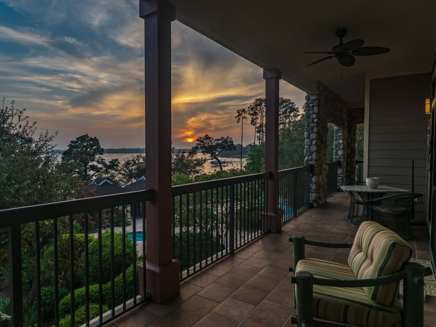 Click on photos for a 3D Virtual Tour of this beautiful lakefront condo with sweeping sunsets over Lake Powell, awarded the coveted ''Pristine Florida Waterway'' designation and one of Florida's largest rare coastal dune lakes.   A truly captivating property...from the DESIGNER REMODELED ($50K+) open concept layout to the spacious private deck overlooking a resort style pool, Lake Powell, and the Gulf.  Inside, this end unit 3BD/3BA has been RENOVATED with new flooring, windows, paint, stainless appliances including a Bosch dishwasher, granite, a walk in pantry, and structural changes for comfortable open concept living and entertaining.  Split plan for privacy, with the Master Suite located waterfront with balcony access. Master bath features a separate tub, remodeled shower, and a walk- in closet. Aquasana whole house water filter. TV's, Full size stack washer and dryer, and butler's pantry refrigerator stay. 

Elevate your Florida lifestyle...the community offers walking trails, Family Park, an event lawn, fitness center, two pools, a Boathouse with kayaks and canoes, a bonfire pit, and pavilion.

At the heart of Wild Heron is the Greg Norman-designed Shark's Tooth Golf Course, the only private course in Florida with Audubon Silver Sanctuary status. Clubs By Joe Lifestyle, Signature, and Beach & Sport memberships are available that include dining, Hydro-Clay Tennis Courts, WaterSound Beach Club, golf, fitness and tennis facilities.

Lakeside Lodge is an upscale condominium with five buildings housing 61 condos. The Coastal Craftsman architectural style features elements of Arts and Crafts design, while encompassing coastal materials and colors. The living areas feature large windows and patio doors that admit both natural light and beautiful lake views. The living, dining and kitchen areas flow into one another, separated by room dividers detailed with arched headers and tapered columns. Painted, stepped crown and base moldings and cornices over doors and windows carry the craftsman theme, and bead board paneling in foyer niches, ceiling pop-ups and garden bath surrounds add coastal vernacular. 

This home in Lakeside Lodge is perfectly located minutes from the farm to table restaurants of 30A, or Pier Park and PCB. Call your Realtor today to find out about NW Florida's best kept secret!

INFORMATION CONTAINED HEREIN IS DEEMED RELIABLE, BUT NOT GUARANTEED AND SHOULD BE VERIFIED BY BUYER. SUBJECT TO ERRORS, OMISSIONS, PRIOR SALE, CHANGES OR WITHDRAWALS WITHOUT NOTICE. SELLER IS A FL REAL ESTATE BROKER