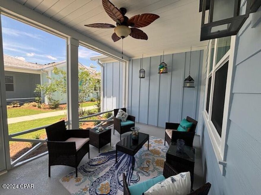 Live the coveted 55+ community of Latitude Margaritaville Watersound right now!  Home available for 6mo+1 day to a year only.  Relax on your private porch of this gorgeous Camelia Cottage.  Fully Furnished/Turnkey and all appliances included (refrigerator, range, dishwasher, microwave, washer and dryer). Tenant pays electric, Landlord pays gas/elect/water/sewer/trash. Just bring your toothbrush and computer! No yard work required so you'll have lots of time to enjoy all the amazing activities and meet new friends!

RENTAL REQUIREMENTS:
At least 1 tenant MUST be 55+
LONG-TERM (over 6mo to 1yr) 
SMOKING is not permitted in any home or lanai/porch
BACKGROUND CHECK (credit, criminal, eviction) required & paid for by each tenant
PETS - at discretion of owner $250/fee per pet - one time fee due at lease start
$$ Due upon lease signing: Security Deposit $$ Due at Lease Start:  1st mo + last mo+ cleaning fee + pet fee due at move-in
COMMUNITY ACCESS - tenants purchase all gate & amenity access credentials through HOA (transponders & passports).  Tenants have full use of all amenities just as a homeowner has.