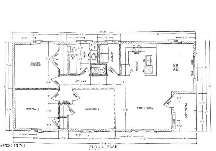 Brand New Home! No HOA! Concrete Block Construction, Metal Roof, Secondary Water Barrier, Low-E Windows, 17 Seer HVAC System. Open Concept Living Area, Covered Front Porch, New Septic, New Well! Low Maintenance and stylish concrete floors, new appliances, Formica countertops, laundry/utility room, and more! Quiet area North of Panama City near Hwy 231 and Hwy 20. 30 Minutes to Panama City, 40 Minutes to Panama City Beach.