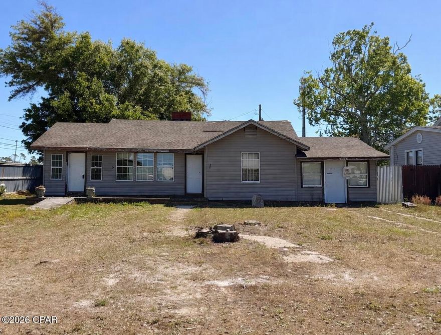 Currently being taken down to the studs, it's a true blank canvas ready for your vision and personal touch. Once was a 3 bedroom 3 bath triplex. 

Welcome to 422 N MacArthur Avenue in the heart of Panama City! This property presents a unique opportunity to create your dream home or next mixed use investment project from the ground up. 

Ideally located just minutes from downtown, shopping, dining, and the beautiful Gulf Coast beaches, this home sits in a convenient and growing area. With the heavy lifting already started, investors, builders, and savvy buyers will appreciate the chance to fully customize every detail.

Situated on a generously sized lot, there's plenty of space to design outdoor living areas, landscaping, or future additions. Whether you're looking to renovate and resell, build long-term rental income, or design your perfect primary residence, the potential here is endless.

Don't miss this rare opportunity to bring your vision to life in Panama City!
Whether you're looking for a primary residence, rental opportunity, or a coastal retreat, this property offers incredible potential in a growing area. Don't miss your chance to own a piece of Panama City living!