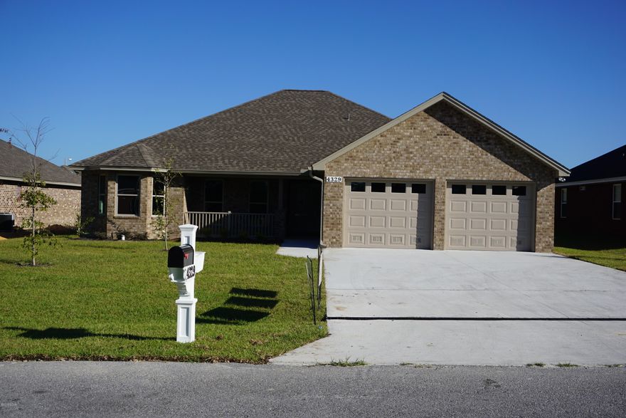 Construction Complete. Locally renowned builder. 3 bedroom 2 bath all brick home that offers master bath with his & hers double shower with Rain maker (3 shower heads) shower seats on both ends and Master bedroom with sitting area and walk in closet. The kitchen is a dream with all wood cabinets, solid surface countertops, and stainless steel appliances. There are cabinets in the laundry room. Living room with and electric fire place and crown molding, formal dining room. Home comes with a security system and generator ready electrical outlet with cord. Outdoors there is an enclosed screen patio, outside shower and sprinkler system. Home is built to 140 MPH wind code. Located at Bylsma Manor Estates with many homes already built and waiting for you to tour today. If important measurements should be verified. To many standard features to mention. 

Ask about No Money Down & No Closing Cost