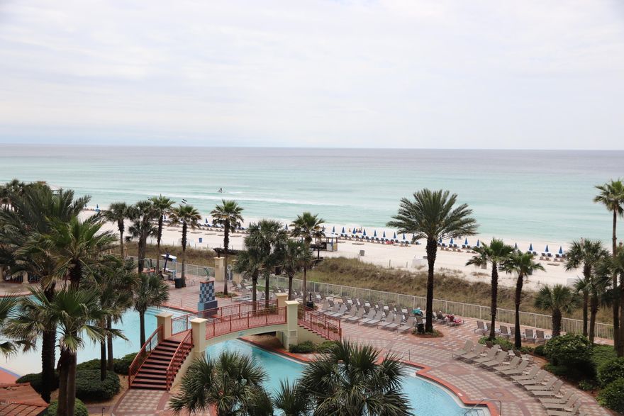 The 5th floor in Shores of Panama is about the most premium floor in the building.  Higher than the palm trees but low enough to walk the stairs and avoid the elevators.   Where are you going to find a low-floor condo under $200k?   The bunk room can have a wall added to give it privacy and make it feel like a 2bd.  This one won't last long, make sure and see it.