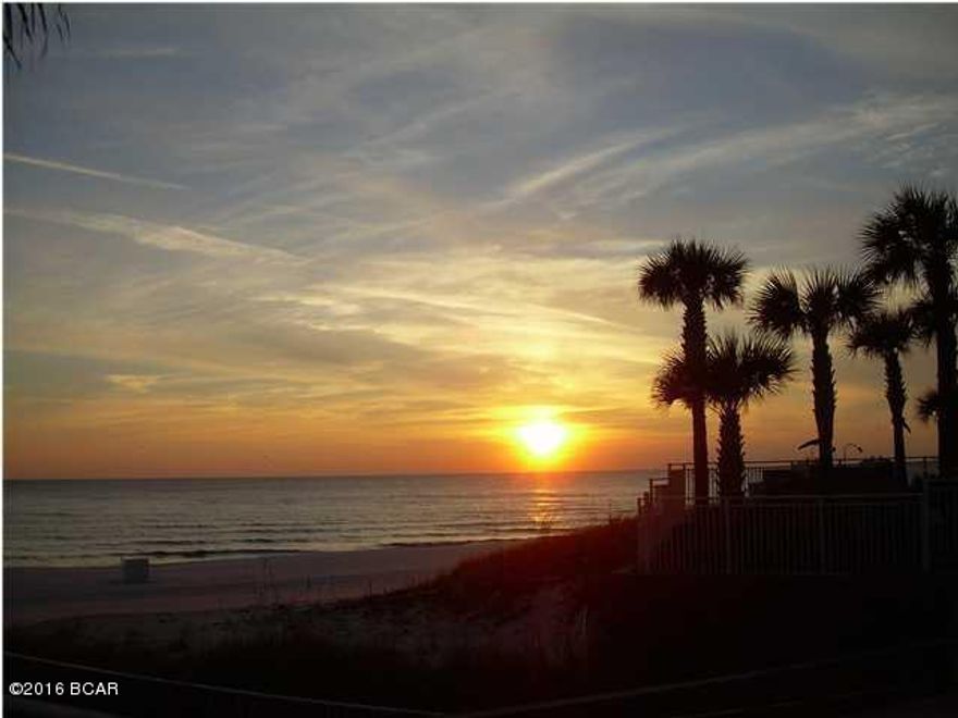 Ground floor gulf front studio condo less than 1/2 mile to Pier Park!  Call for more information.