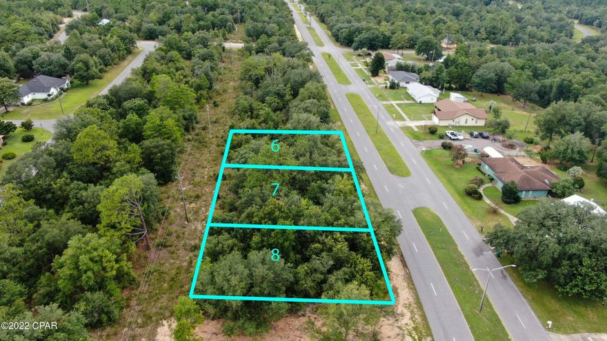 Very nice building lots in Sunny Hills, close to the front of the development, located on Sunny Hills Blvd. Great opportunity to invest or build in this developing area. Paved road access. Sunny Hills is located 25 miles north of Panama City and 18 miles south of Chipley. This deed restricted, paved road, community offers a popular 18 hole public golf course and numerous great fishing lakes. Great community feel! Check it out today!!