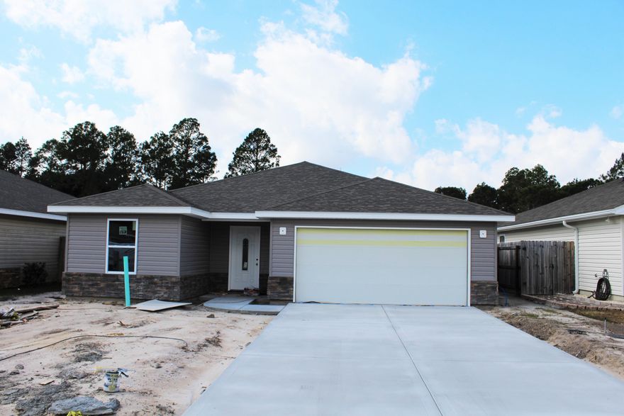 New Construction in a great new community in Callaway, Plantation Heights.  This home features a spacious open floor plan, tile flooring throughout living area, carpet in bedrooms, custom cabinets, and buy now to choose your own fixtures and colors!  Home to be completed by approximately July 30, 2016.  Photos in this listing are from another house that has been completed in the community, will be the same front elevation and floor plan.  Call today for details.