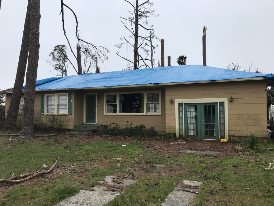 Investor Special! A nice home in the sought-after COVE neighborhood in Panama City. The home has some damage from Hurricane Michael and needs some repairs. The home is sold in its current condition. Cash buyers only. Contact listing agent for more info.