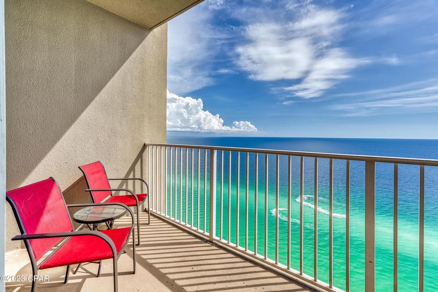 Welcome to Tidewater Beach Resort in Panama City Beach, Florida! Tidewater 2910 offers 2 bedrooms plus a bunk area and 3 full bathrooms on a penthouse level with unparalleled Gulf views from the living, kitchen and balcony areas. THIS PARTICULAR CONDO ALSO COMES WITH TWO DEDICATED STORAGE UNITS (One Medium & one Large) ON THE SAME FLOOR AS THE CONDO!!  THIS IS A BIG DEAL!!  This condo has been on a steady rental program for several years and offers a solid rental history with the opportunity for future rentals to convey by staying with the same manager. The condo is sold fully furnished and decorated making for a turn key situation leading in to the busy Spring season. The added storage units make this condo a great value in today's market offering the unique ability to store owner or The added storage units make this condo a great value in today's market offering the unique ability to store owner items or renter items or utilize one unit for each.  It will certainly help to keep our beloved sand out of the condo and should help to reduce some wear and tear. 

Tidewater is located on over 600 feet of beautiful, white sand, gulf beaches. It is a first-class resort condominium with an impressive array of amenities. Two huge lagoon pools at 4200 square feet each with Tiki Bar and outdoor jacuzzis. A large gulf front fitness center with a health bar, 2 jacuzzis, sauna, and steam room. Conference center, movie/media center, heated indoor pool, seven high-speed elevators, game room, convenience store, movie theater, restaurant, and bar. Tidewater is conveniently located within 1/3 mile to the 900 square foot PIER Park shopping village (over 100 retailers). Great shopping, great restaurants, and a 16 screen Cinema complex.