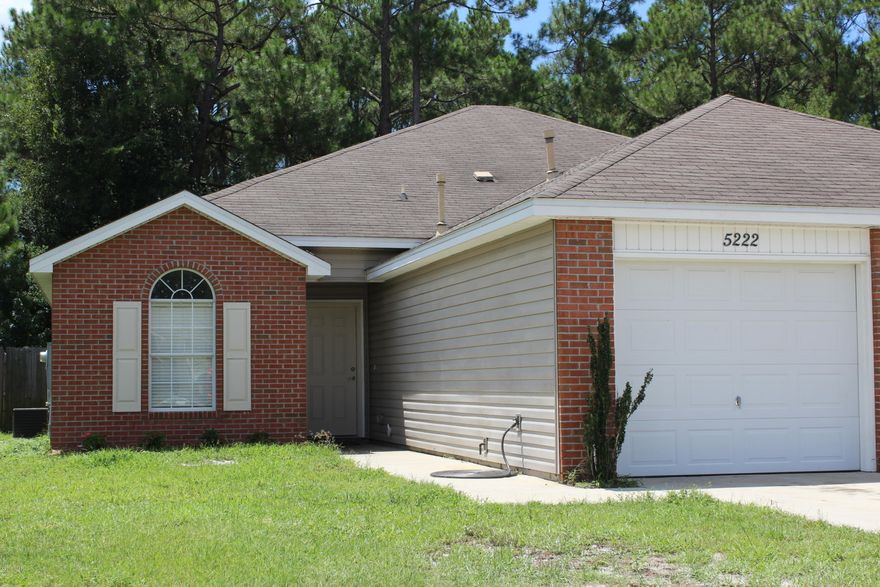 Close to Tyndall AFB, close to shopping, beaches and numerous boat ramps. this 3 bedroom 2 bath has it all, newer construction, with updates that include a killer kitchen with stainless steal appliances, new cabinets. Security system, floating wood floors, new garbage disposal, Separate water meter just for irrigation system, and fenced in back yard. with a single car garage. this will not last, make your appointment today.