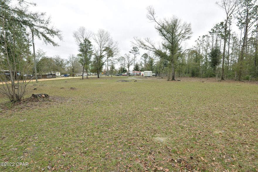 Both lots together gives you just under a half of an acre. All the hard work is done...lot cleared and ready for you. Great Property for your land & home Package and an easy commute to PCB, or Alabama..