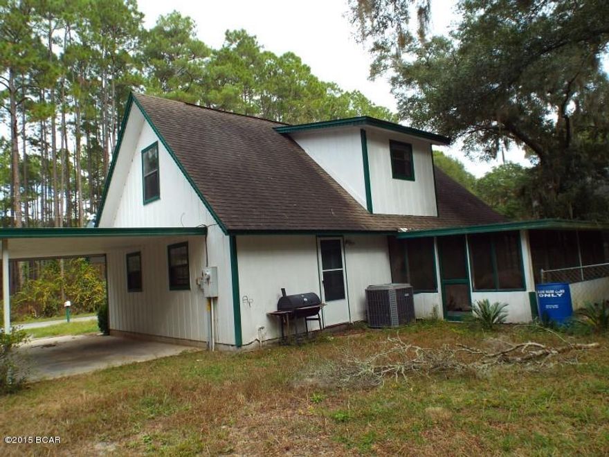 Two story three bedroom two bathroom house with detached building used as garage and a carport offered as is. The property is close to Deerpoint lake and Deerpoint Elementary.  All sizes are approximate please verify accordingly.