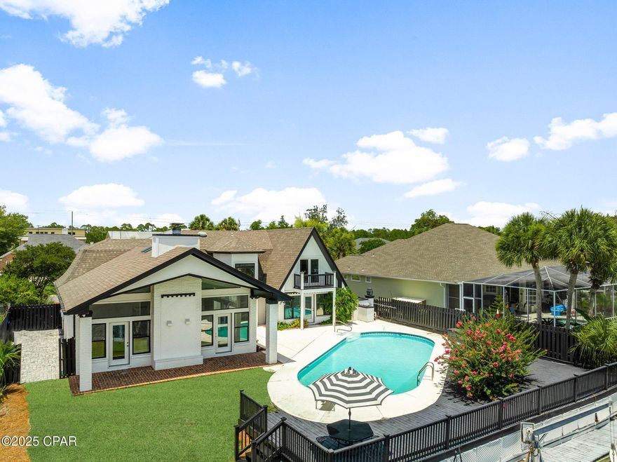 Stunning Waterfront home in Bay Point - A Boater's Dream!

This breathtaking 3189 sq ft waterfront home in the prestigious Bay Point community, offering 4 spacious bedrooms, 3 beautifully updated bathrooms, and a flexible bonus/game room that opens to a private balcony with panoramic water views.

Perfectly situated at a wide intersection of the canal with approximately 78 feet of water frontage, this home is ideal for large vessels and boating enthusiasts. Enjoy direct water access, a small boat lift, and a paver side yard perfect for additional storage.

Inside, you'll find a grand open-concept living space with vaulted ceilings, floor-to-ceiling custom windows, and a cozy fireplace, all designed to highlight the one-of-a-kind views and flood the home with natural light. The renovated kitchen is a chef's delight, featuring quartz countertops, stainless steel appliances, and a large breakfast bar perfect for entertaining.

The luxurious primary suite offers serene water views, a walk-in closet, and an updated ensuite bathroom with a double vanity, walk-in shower, and soaking tub. With two bedrooms upstairs and two downstairs, this layout provides comfort and privacy for the entire family.

Step outside to your private pool, expansive deck, and beautifully landscaped surroundings. Additional features include a U-shaped driveway, updated flooring throughout, and a large attic space for extra storage.

When you purchase in Bay Point you're not just purchasing a waterfront home. Bay Point is known for its pro golf course the Nicolas course, its newly renovated Marina, annual events such as Bill Fish and so much more. 

Whether you're seeking a peaceful getaway or an entertainer's paradise, this waterfront gem delivers coastal living at its finest.