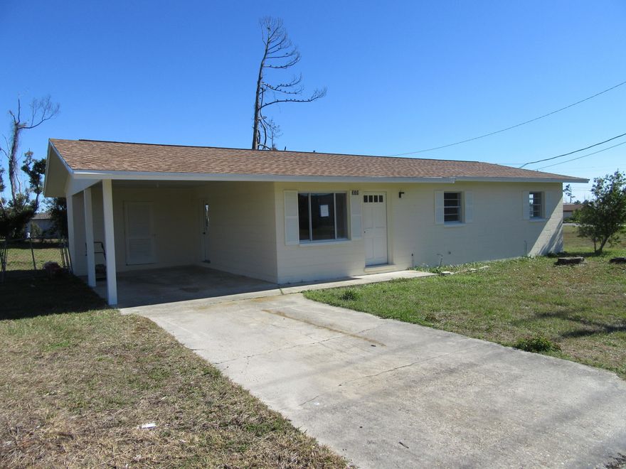Very nice newly renovated 3 bedroom 2 bathroom house close to Tyndall AFB, shopping, dining and the best schools. All property sizes and ages are approximate, please measure and/or verify if important. School assignments are subject to change, please check with Bay County for most accurate information. Deposit is the same as the rent. Pets NOT Allowed!