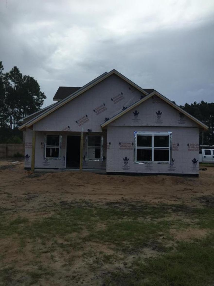 A fast growing subdivision. Very unique and quiet neighborhood with sidewalks. 3 bedrooms two story with lots of extras. Home will also have a well and sprinkler system. Purchase early to pick out your colors and make this your personal home! No association fees and not in a flood zone. This home is so near the activity, schools, and traveling. Home should be completed the end of August or September.