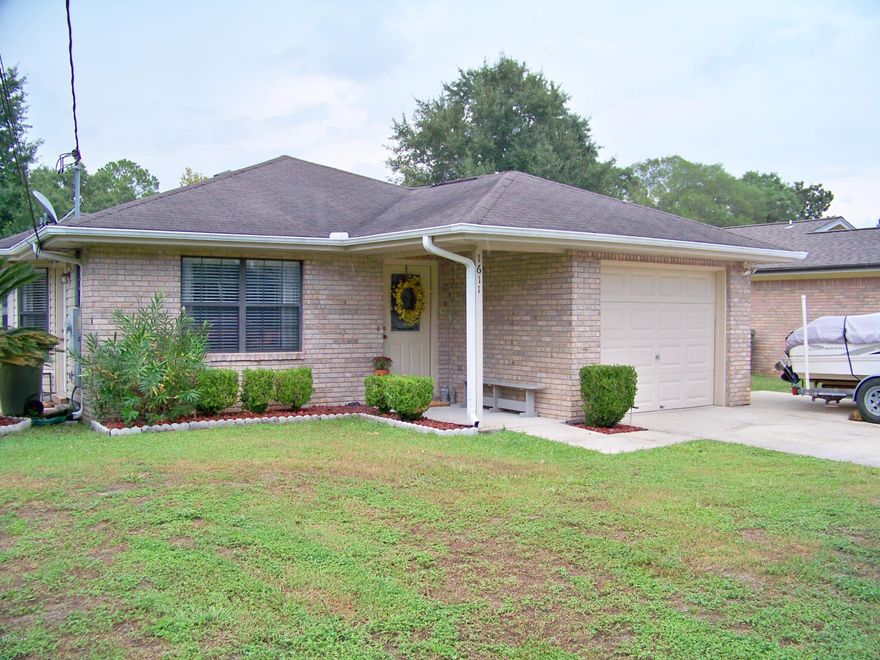 Welcome home to this well-kept, incredibly clean, 3 bedroom, 2 bath brick home in the comfortable & quiet community of Lynn Haven. Whether you are a 1st time buyer looking for a starter home or an empty-nester looking something easily maintained, the spacious fenced in yard, garage, and double drive makes this home the perfect candidate. The back yard features a large deck that is great for relaxing or entertaining your guests. Its convenient location allows easy access to excellent shopping, local dining, good schools, and the new “downtown” Lynn Haven. Just minutes away from Sheffield Park and the bay, this home provides everything your family is looking for. Schedule a showing with your agent today. All measurements, ages, and room sizes are approximate. Verify if important.