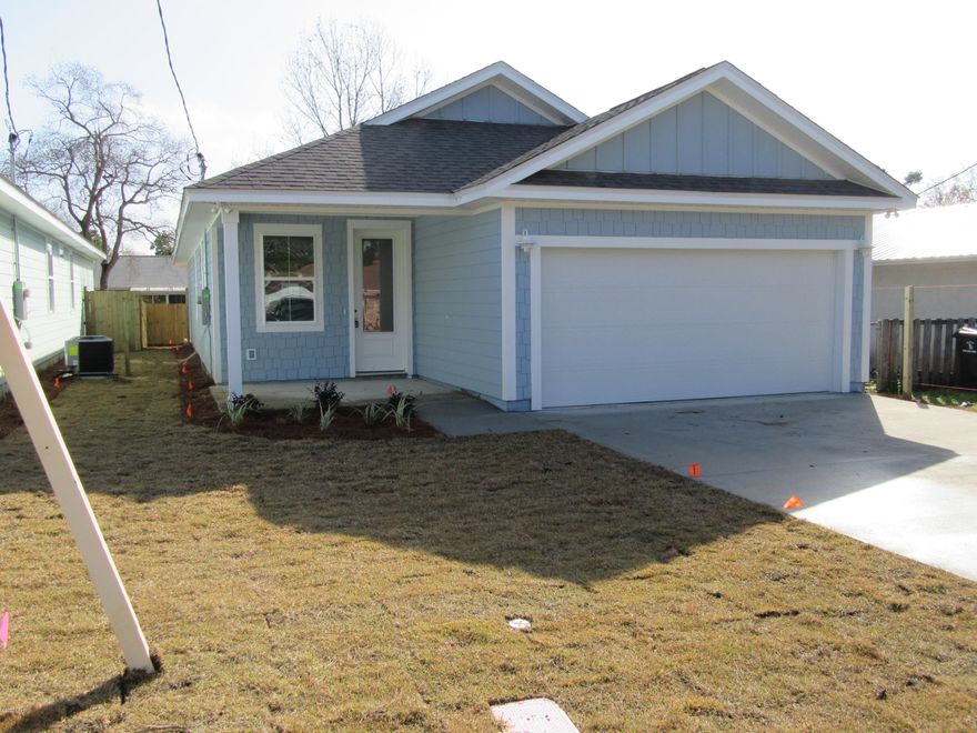 NOW COMPLETE 1/28-2020 Excellent location close to schools ,pier park ,the beach, enjoy 9and 10 ft ceilings 8ft doors through out the home ,energy efficent ,shaker cabinets with QUARTZ tops ,plank vinyl flooring ,TILED SHOWERSput it on your short list