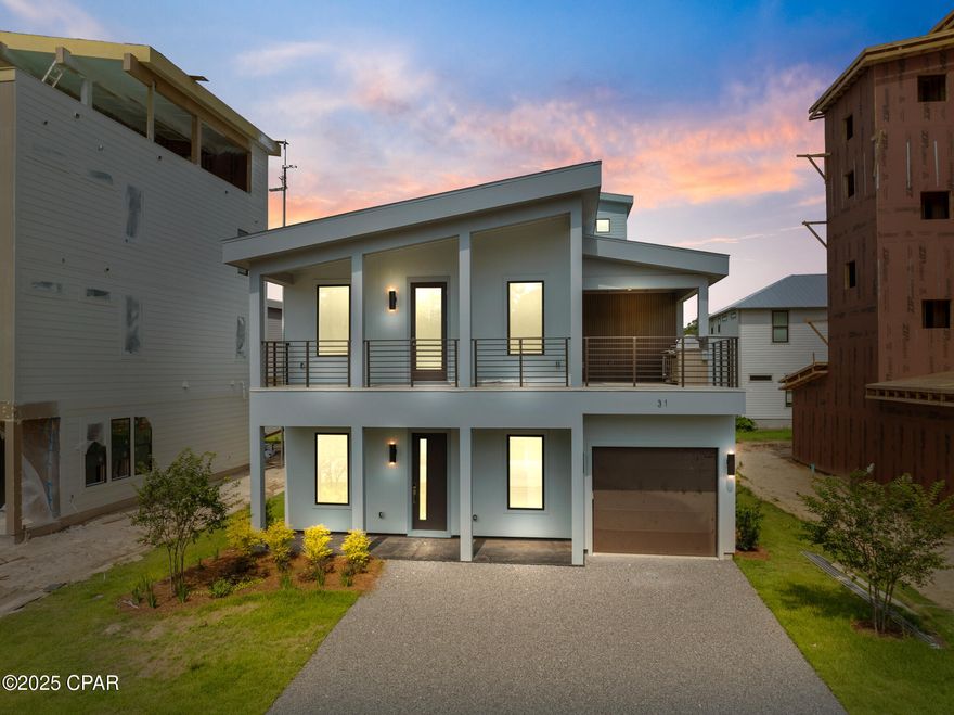 SPRING 2026 COMPLETION! PROMO of $40K in flex dollars towards upgrades, closing costs and/or rate buy down! PLUS Ask about our Furnishing options available for purchase w/professional designer! NEW Turquoise w/Rooftop Deck reinforced for an Outdoor Kitchen & a future HOT TUB! 4 King Sized En-Suites each w/WIC, plus 2 powder rms & Large upstairs loft w/wet bar, offering a truly one of a kind indoor/outdoor space! Rental Projections of $125K a yr! Meticulous attn to quality is evident w/2x6 exterior walls, cement board siding, metal roof, impact-resistant glass windows/doors. High end finishes: smooth finish drywall, 8' doors, Quartz counters, GE Profile appliances, elegant flooring & lighting. Mins to largest public beach access (0.5mi), 30Avenue, Hwy 98 Underpass & Rosemary Beach!

This brand-new coastal community by Bluscape Homes is sure to impress! Luxury and family-friendly living are perfectly intertwined in this South Walton premier community that is conveniently located to amazing restaurants, shopping and family entertainment, including 30 Avenue, Rosemary Beach, Lake Powell, Camp Helen Gulf front state park, and access to the largest beach access in South Walton

You are surrounded by all the dining, shopping, and entertainment you could hope for in Inlet Beach and 30A to provide an amazing coastal lifestyle. There is a pedestrian underpass at Hwy 98 for added convenience to access all 30A has to offer without having to cross Hwy 98.

The Turquoise is the perfect answer to an extended family gathering. This plan presents 4 or 5 ensuite bedrooms with walk-in closets, a huge upstairs den and powder room, and available wet bar. A large balcony offers a view of the beautiful neighborhood and a great place to enjoy the outdoors. High end finishes throughout including Quartz countertops, GE Profile appliances, optional den with wet bar available, elegant flooring and lighting options, 2 outdoor spaces for relaxation, a garage and ample front parking. If you're looking for a vacation home that gives roomy privacy to all parties, the Turquoise is the one for you. Make this paradise yours and start enjoying the good life.

** Listing includes base price of home and lot premium. Price may vary based on options selected.**