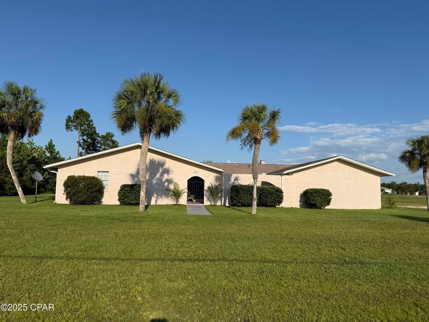 Beautifully Remodeled Home on a full one Acre of land.

Centrally located, this 1,835 sq. ft. home offers the perfect blend of comfort, privacy, and convenience. Home has been completely remodeled to include new walls, ceilings, wiring throughout, flooring, appliances, water heater, roof and painting.  This beautiful home is like new and features 3 bedrooms, 2 baths, an office, spacious living room, large dining room, and a 2-car garage, this home is designed for both everyday living and entertaining. Enjoy the oversized 19x22 screened-in patio or relax in the charming 25x15 courtyard with iron gate, offering added privacy and security.  

The property sits on an expansive one full  acre --ideal for gardening, adding a pole barn, or creating RV/boat storage. There's plenty of room for kids, pets, and outdoor activities while still being just 10 minutes from schools, shopping, and restaurants. Only 30 minutes to Tyndall Air Force Base and Panama City Beach, this home provides both tranquility and accessibility.

With College Station Road scheduled for paving in 2026, this property is not only a wonderful place to live now but also a smart investment for the future. Opportunities like this--acreage, central location, remodeled home, and great price--don't come around often! Road scheduled to be paved in 2026
Confirm with Bay County Roads & Bridges.  Dirt for repaving process has started to be poured, so please excuse the messy road.  It is going to be great once completed!  Additional 1.7 acres of land behind the home is available to purchase for $60k.