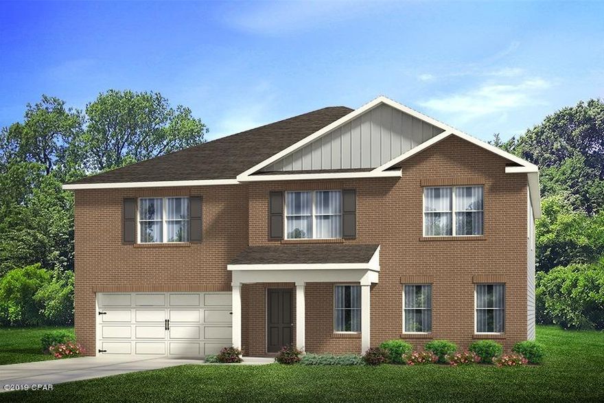 Welcome to Magnolia Hills. This Kendall plan is Now Under Construction. This is a two-story home with two car garage covered entry/porch and a covered back patio. As you enter this home you will find vinyl flooring throughout all common areas of the home and plush carpet in each bedroom. The walls have been painted with quality paint and the doors have brushed nickel hardware. The kitchen is open and spacious and looks out to the large living room and has a nice size dining area. Appliances include, dishwasher, microwave and stove. You will also find a pantry and an additional storage area that leads to a laundry room with washer dryer hookup. The master bedroom is located downstairs and has a large bath with separate shower and garden tub as well as a walk-in closet. Pictures, photographs, floor plans, elevations, features, colors and sizes are approximate for illustration purposes only and will vary from the homes as built. Home and community information including pricing, included features, terms, availability and amenities are subject to change and prior sale at any time without notice or obligation. For Move-In/ Completion Estimates: Ready dates are estimates only. Timing of completion of construction and buyer move-in are subject to contingencies contained in home purchase agreement and governing jurisdictions issuance of a certificate of occupancy, and may change due to forces majeures and other delays or disruptions outside the reasonable control of D.R. Horton, Inc.