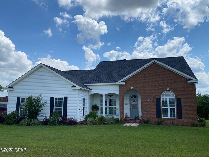 You've got to see this 3 bedroom, 3 bath pool home located in Spring Chase subdivision!  Step in the front door to a beautiful foyer & dining area.  The living room has a wood burning fireplace and arched windows that overlook the back porch and pool.  The spacious kitchen features granite countertops, stainless appliances, a breakfast nook and is open to the family room that also overlooks the pool.  This home was made for entertaining and enjoying time around the 20 x 40 saltwater pool!  The large master suite has a walk-in closet, his & her vanities, garden tub & step in shower.  Split bedroom floorplan.  The bedrooms have a jack & jill style bath.  The office has cathedral ceilings and arched windows; currently used as a bedroom.  Situated on a corner lot.  This home is a must see!