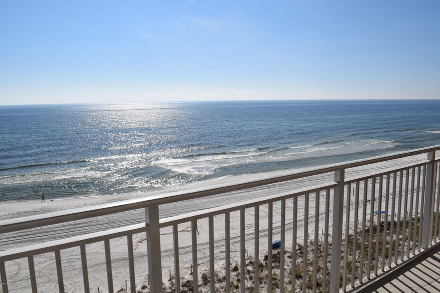 SPACIOUS GULF FRONT CONDO IN THE LUXURIOUS EMERALD BEACH RESORT! WHAT A LOCATION! ONE MILE TO PIER PARK! THIS WYNDHAM 5 STAR RESORT HAS SWIMMING POOLS, HOT TUBS, STARBUCK'S COFFEE SHOP, RESTAURANTS, ESCALATOR, TIKI BAR, SPA AND FITNESS CENTER, AND 8 HIGH SPEED ELEVATORS. THE UNIT HAS SPECTACULAR GULF VIEWS, OVERSIZED SLIDING GLASS DOORS, LARGE TILED BALCONY, LARGE OPEN KITCHEN WITH GRANITE COUNTER TOPS, STAINLESS STEEL APPLIANCES, AND A LARGE PANTRY. IN ADDITION TO THE ONE BEDROOM AND TWO BATHROOMS THERE IS ALSO A BUNK AREA  FOR ADDITIONAL SLEEPING. UPDATES IN THE LAST YEAR INCLUDE NEW LAMINATE FLOORING IN THE LIVING ROOM, NEW FURNITURE WITH DESIGNER STYLE DECOR, NEW PAINT, NEW WATER HEATER. COVERED PARKING WITH A WALKOVER. EVERYTHING IN THE UNIT CONVEYS EXCEPT FOR THE TOTE ON THE BALCONY.