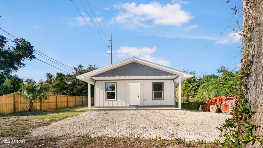 CURRENTLY UNDER CONTRACT, SELLER WILL CONSIDER BACKUP OFFERS' New Construction 3 bedroom 2 bath home centrally located and priced to sale. Open floorplan. Spacious kitchen with breakfast bar and stainless steel appliances. Covered front porch and new 8x12 storage shed.