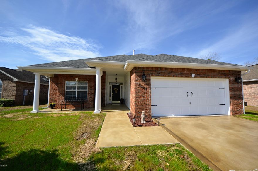 AMAZING HOME IN CAMRYN'S CROSSING!! This meticulously maintained and updated 3 bedroom 2 bath brick home located in Beautiful Camryn's Crossing has it all. Split floor plan, vaulted ceilings, and large open living/dining area.  The eat-in kitchen will invite friends to stay a while and share coffee with its granite counter tops, tiled back splash, pantry, breakfast bar and all new stainless appliances (less than 2 years old). The living room boasts a gas fireplace and new wood flooring. New carpet in all bedrooms, with tile flooring in kitchen, bathrooms, laundry and hallway. Gorgeous master bath with tile floors, walk-in closet, custom tile shower, with dual shower heads and double vanity. Walk thru an amazing barn door to the indoor laundry room.  22 x 21 two car garage overhead storage. Screened 20 x 10 porch off the living room allows you to enjoy the peacefulness of your privacy fenced backyard. With low HOA fees and sidewalks throughout, you will love this quiet unassuming neighborhood. Convenient to schools, shopping, dining, medical facilities and employment. Don't wait! Contact your agent today to schedule a showing. All ages, room sizes and measurements approximate. Please verify if important.