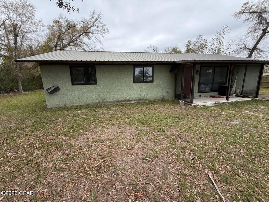 Attention investors and renovators, this is the deal you've been waiting for. This 3/2 features a brand new metal roof and new trusses, giving you one of the most expensive components already handled. The hard part is done.
The home needs some TLC, including drywall repair in one bedroom following a prior tree removal. Whether you're looking for a fix-and-flip, a rental addition to your portfolio, or a value-add project in the Panama City market, this property checks the boxes: structural integrity addressed, cosmetic work remaining, and priced to reflect the opportunity.
Sold as-is. Seller makes no representations regarding condition. Buyer to conduct all due diligence.