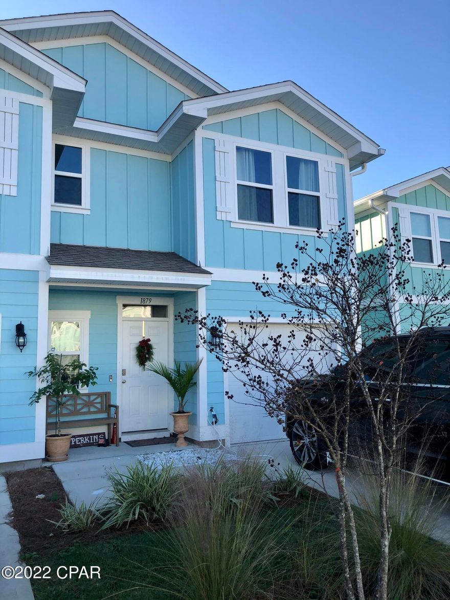 CURRENTLY UNDER CONTRACT, SELLER ACCEPTING BACKUP OFFERS! Beautiful Townhome END UNIT. The home is only a 2 min walk from the gated pool, easy access to hwy 98, close to the beach, Navy base, Sports Complex etc. As you walk in you have Beautiful LVP flooring, Granite countertops in the kitchen w/ High end stainless steel appliances. Upstairs you have Master bedroom with walk-in closet, shower and double vanity, all baths have granite counter tops. A smart home package is included with the home w/ Skybell doorbell camera, touch panel and KwikSet key-less entry. Sort Term Rental Allowed!!! It will be a perfect Primary Residence, second Home or vacation Rental. 3 Driveway Spaces + 1 Car garage. Very private surrounded by lots of Trees. LOW hoa that includes ground keeping, outside insurance, pool, termite bond, trash pick up, maintenance of the common areas. STR allowed w/ projected rental gross income 50k+. All info believed to be correct but all parties must do their due diligence.