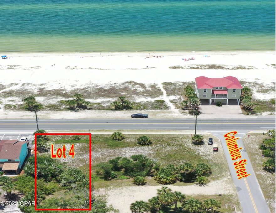 UNDER CONTRACT ~ TAKING BACK UPS!  Great opportunity for a dedicated beach lot with protected views. Nothing can be built on the approximately 300 feet in front of this lot. Property is so close to the beach it is seaward of the CCCL line and will require a DEP permit for construction. Adjoining lot is possibly available as well. Enjoy great views from this 1st tier lot located steps to the beach and offered at a fraction of the cost of a beachfront lot.