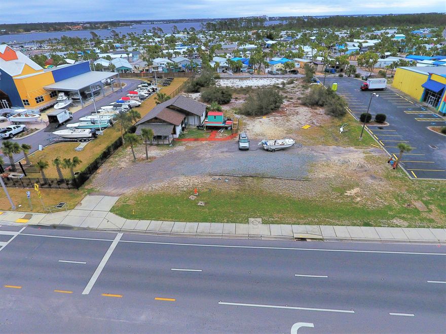 Excellent location for any form of retail, restaurant or office on the beach. The property is zoned C-3 and has 150' front feet on Thomas Drive with excellent visibility and traffic counts. No real value was given to the building that is on the property, but it is 1,370 S/F with new roof, was used as small retail at one time, could be an excellent restaurant or retail again...  The sellers are motivated, bring any and all Offers.