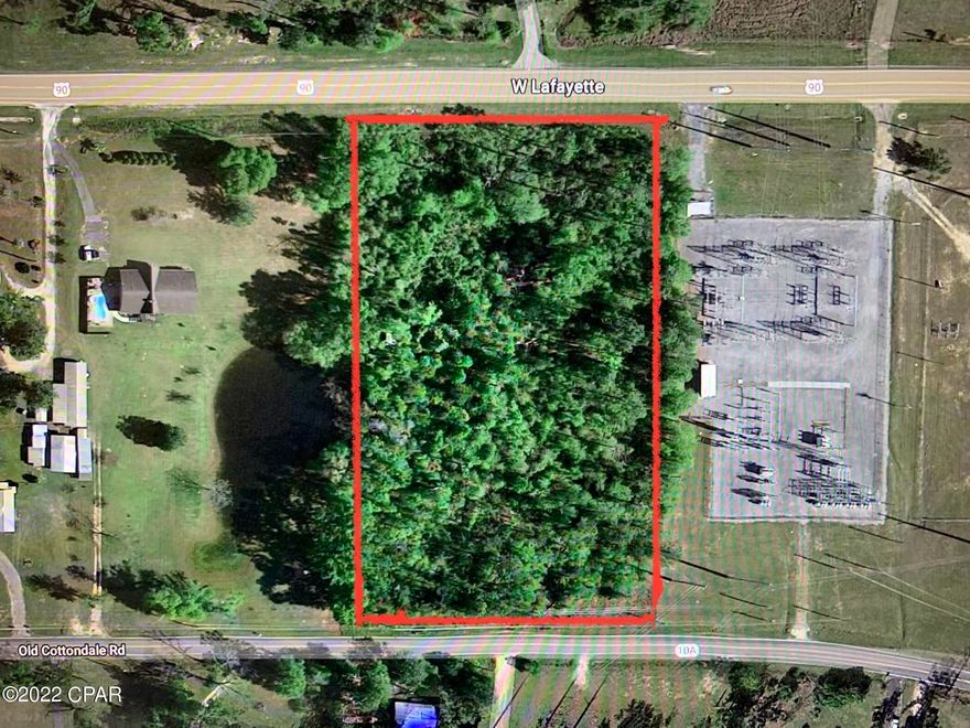 5 Acres on West Highway 90 in Marianna.  Need room to spread out and build your dream home, yet close to town.  This lot has approximately 325 ft. of road frontage on Highway 90 and is super close to downtown Marianna.  Lot is perfect for Residential and has the potential for commercial with several small commercial businesses and multi family uses along that stretch of highway.  Old homestead on property with well and septic.  Seller does not warrant functioning.  Drive by today to see all this property has to offer.
