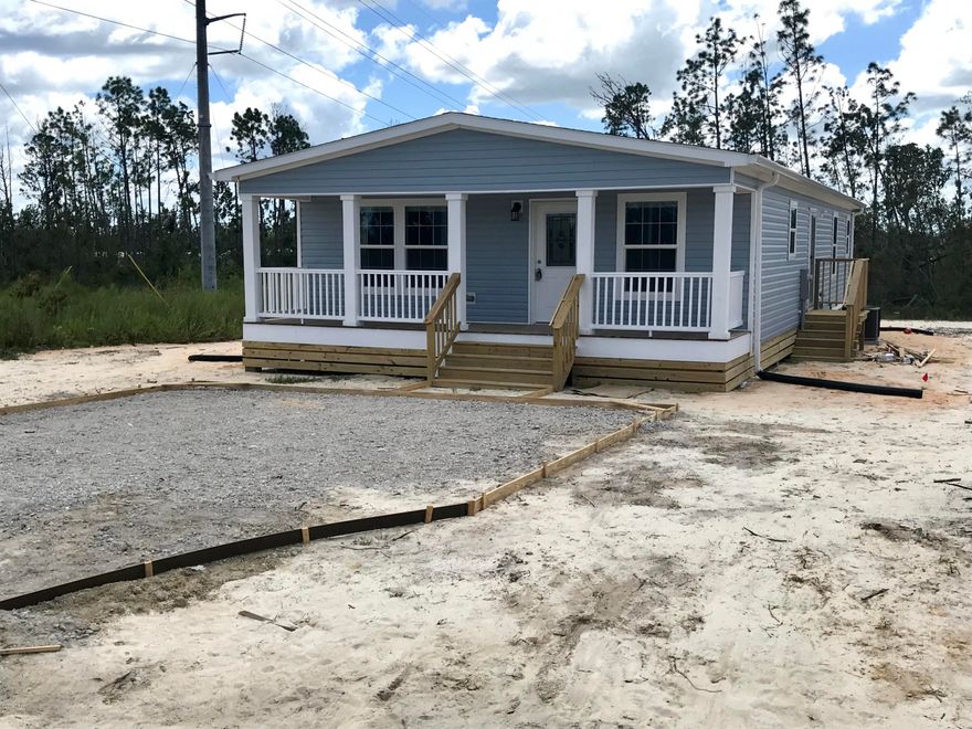 Florida style cottages at affordable prices. Excellent location just North of Panama City, close to the beaches and the International Airport. This cottage is 3 bedroom with 2 bath. Offers new kitchen appliances, excluding washer/dryer. Full Front Porch with Southern charm. This home qualifies for USDA, VA, and FHA Financing.