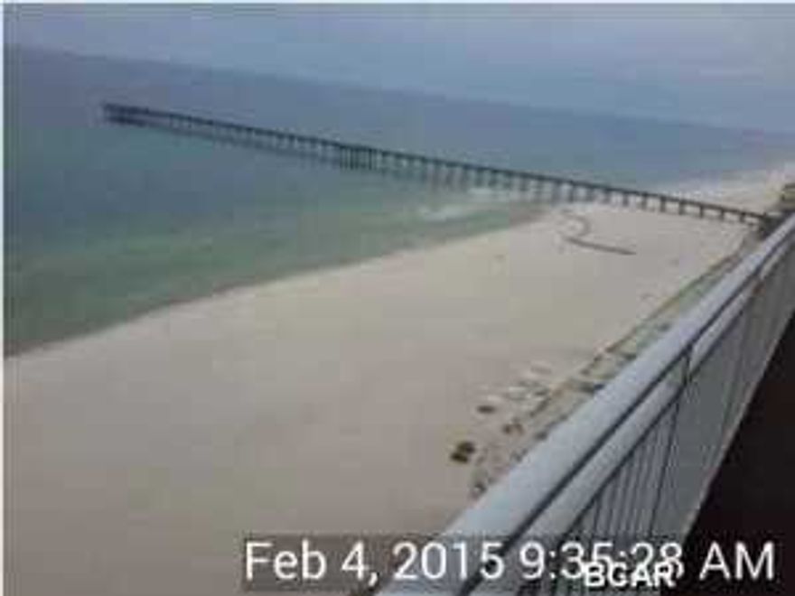 This is not a short sale. Gorgeous sunsets that outline the Gulf of Mexico from this 10th floor, 3bd/2ba, 1588 sq. ft. - End unit. The living area has panoramic ocean views, and each of the three bedrooms have Gulf views. The kitchen has granite countertops and an island open to living areas and ocean views. Sterling Reef offers many amenities to enjoy: a bi-level pool with connecting waterfall that is heated seasonally, activities room, covered parking located on beach side and a fitness center. This is a prime location on 1700 feet of beach front across from Shipwreck Island Water Park and next to the M.B. Miller fishing pier. All Information recorded in the MLS is intended to be accurate but cannot be guaranteed, buyer advised to verify. Sold As-Is.