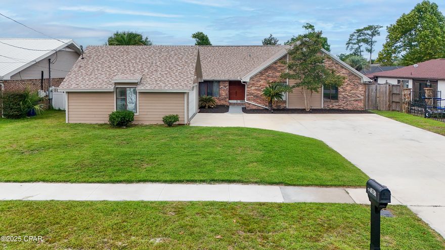 Welcome to 2805 Fairmont Drive, nestled in the highly sought-after established community of Forest Park East.  This beautiful 4-bedroom 2-bathroom POOL home has everything that you have been looking for. The kitchen has beautiful cabinets, with soft close doors, and granite countertops along with stainless steel appliances. There is a separate Dining room along with a breakfast room.  The three guest bedrooms are very spacious.  with plenty of storage. The Owner's bath has been completely updated with new vanity and shower door.  The spacious vaulted living area is great for entertaining guests or hanging out with the family around the fireplace.  The large, fenced backyard area has an inground pool, for all your summer fun.  There is a storage shed to hide away all your pool items. and lawn equipment.  Lots of room on this large property to make it your own. The outdoor updates include new Hardy siding, and extended driveway that can accommodate up to 8 cars. This location is located just minutes for all your dining, shopping and entertainment fun. Short 15 minutes from the white sandy beaches. Schedule your showing today. Verify all measurements if important.