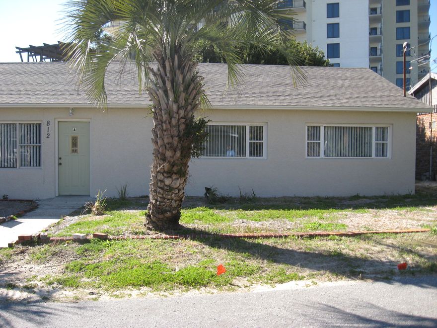 Property being sold ''as is'' by Federal Court order, U.S. Bankruptcy Court, Central Dist. of California, Los Angeles. Trustee to consider and take any and all offers subject to the terms and conditions as shown in the attached addendum. All data furnished believed accurate but buyer due diligence is recommended. Bankruptcy court will transfer property free and clear of any encumbrances. Includes three lots with two attached houses a five minute walk to the beach. One unit has 3 bedroom with 2 baths--other has 2 bedrooms with 1 bath. Data from Bay County Tax Appraiser and City of Panama City Beach. Property includes two each stoves and refrigerators. There is some old termite damage in 3 bedroom unit.