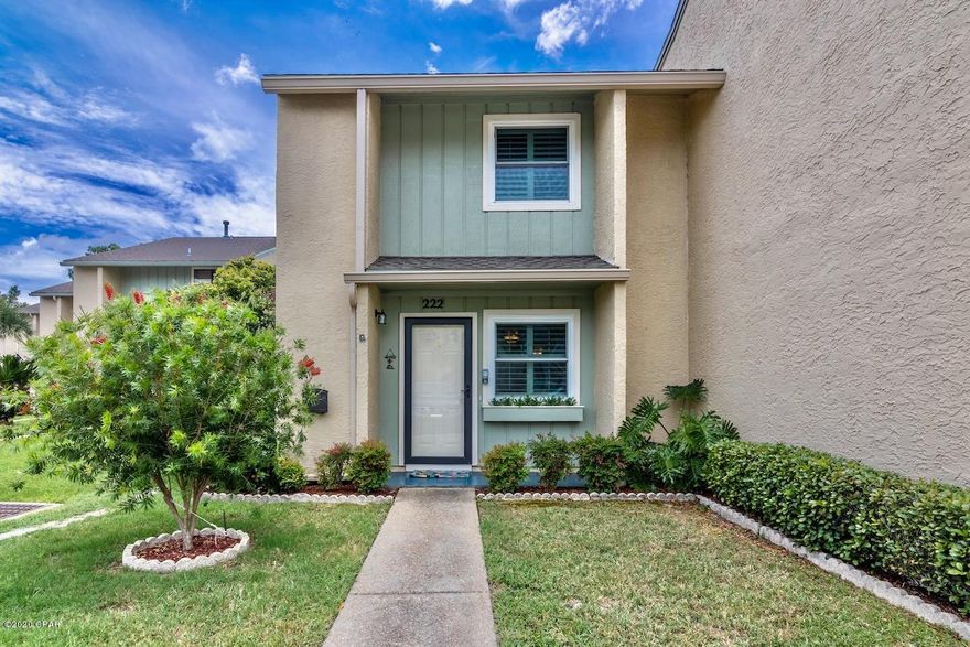 CURRENTLY UNDER CONTRACT. SELLER ACCEPTING BACKUP OFFERS. Beautiful, Upgraded Town home.  Tastefully decorated.  Tile down stairs and wooden floors upstairs.  Electric smooth top stove, granite on all counter tops throughout. Plantation shutters on front windows.  Approximately $5,000 in in hurricane windows installed.  Extra thick sofa sleeper mattress. Pull down stair ladder to attic. New ON Demand hot water heater. Bonus room upstairs, and a closed patio with tile floors and cabinets behind kitchen area.  ''It would be easy to convert the back closed in room to a 3rd bedroom''.  Gated community, with 11 swimming pools, 4 tennis courts, 2 acre miniature golf course. Pool on Gulf side behind Gulf Highlands Restaurant. Pets and Golf Carts allowed for Owners. Owner's Golf Cart is negotiable This a MUST SEE before you consider buying!