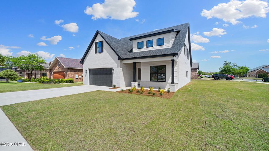 New Construction nestled in a well- established,  highly sought after neighborhood. Redefine living in Hawks landing in this 5 bedroom, 3 and half bath brick home. The home blends modern design and comfort with timeless style. When walking or driving through this tranquil neighborhood, you will see that this home truly stands out while leaving a lasting impression.
Experience elevated living in this stunning white brick estate, gracefully positioned within the prestigious Hawks Landing community. Designed with both sophistication and comfort in mind, this 5-bedroom, 3.5-bathroom residence offers an exceptional blend of modern elegance and everyday functionality.
From the moment you enter, you're welcomed by a seamless open-concept design, 10 foot ceilings with 8 foot door ways. The living room and kitchen flow effortlessly--creating a refined space ideal for intimate gatherings, upscale entertaining, family and friends meeting or calm relaxing evenings. There is a large open room on the second floor as well, just incase you want a space for multiple events.

Signature Features:
Expansive open living area with designer finishes
Sleek luxury vinyl plank flooring throughout
Chef-inspired kitchen featuring a  42 inch gas range
Spacious upstairs entertainment loft / game room
Thoughtfully designed Jack-and-Jill bath for added convenience
Generously sized bedrooms offering comfort and privacy
Covered outdoor patio--perfect for relaxing evenings or curated hosting
Attached two-car garage
Large corner lot
Situated in a highly sought-after, tranquil, Hawks Landing, residents enjoy close proximity to premier schools, shopping, and dining. A lifestyle that is both peaceful and connected.