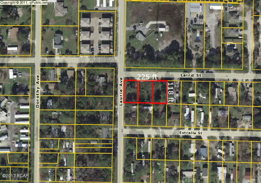 3- Large contiguous 75'x118' lots being sold  combined giving you .61 acres. Zoned  R-2 Duplex/Manufactured Housing. Suitable for duplex, multi-family use or dream home. Close proximity to the beach, convenient to airport, and Pier Park shopping/restaurants.