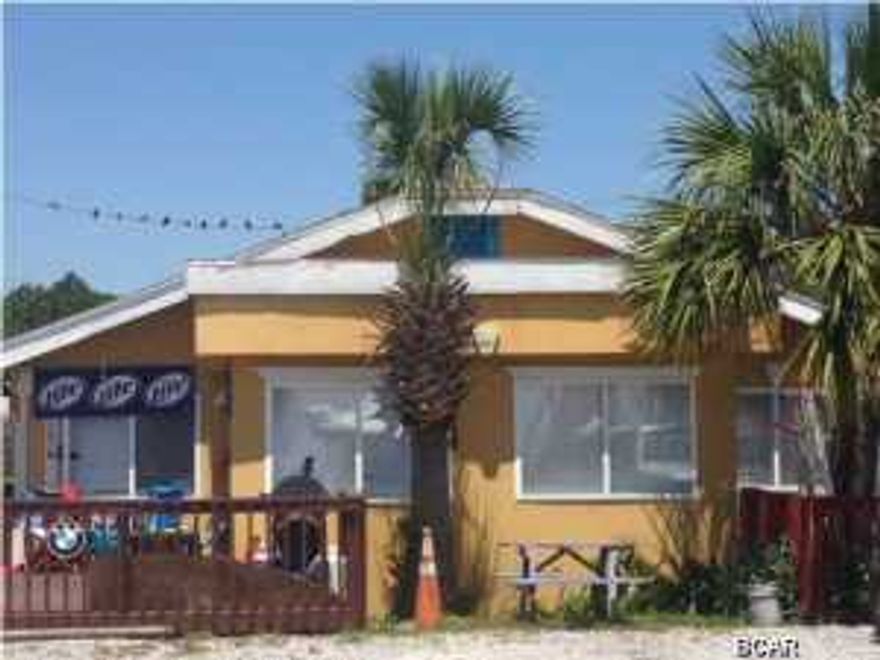 Great location just across from the street from the Gulf of Mexico and a block from Pineapple Willies in newly finished community redevelop area. freshly painted, Rental home / triplex located on Beach Blvd, Panama City Beach with Gulf views and beach access.. Gross rental income 31,500 per year.