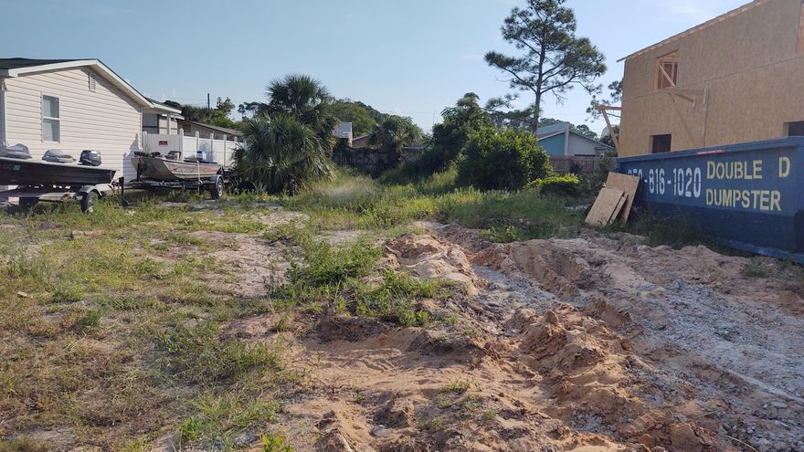 CURRENTLY UNDER CONTRACT; SELLER TAKING BACKUP OFFERS. Building lot just a few blocks from the beach and the lagoon.  The lot size is approx 50x120 and is cleared.  Great place to build a multi-story home and you'll love the location!  There is a public boat ramp on the lagoon just a couple of blocks away and you're just a short walk to the beach!  All info is approx and must be verified by Buyers if important.