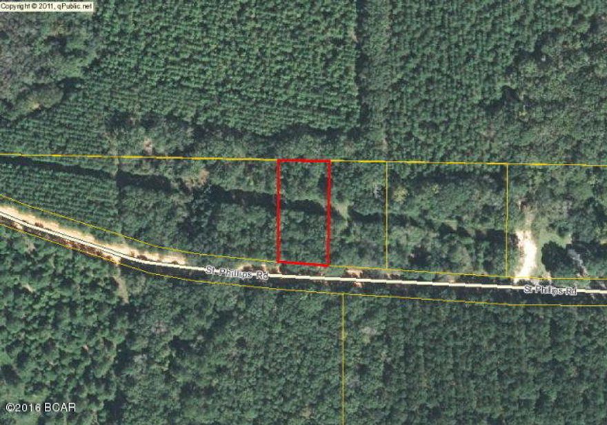 This is a half acre more or less. A survey has not been done to verify.