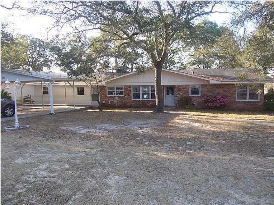 Well maintained WATERFRONT home located close to Tyndall Air Force Base. This home has bay windows in the living room and 2 of the bedrooms, all with an amazing view of the Bay. When you walk in the home you will notice the large sunken living room, open kitchen, and large dining area. There is a bonus room in the back of the home that can be used as a bedroom, den, office, or extra living space. The screened porch allows you to enjoy the wonderful view and the warm Florida summers. There is a deep water boat dock at the property that you can dock a small boat or jet ski at. The backyard is fenced and there is a storage unit that a renter can use, if needed.