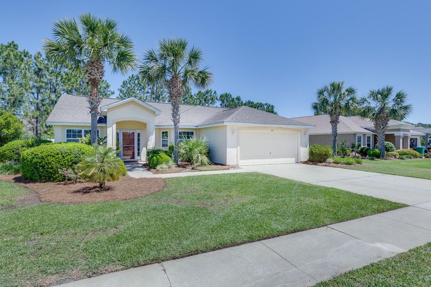 CURRENTLY UNDER CONTRACT, SELLER ACCEPTING BACKUP OFFERS **VACANT AND EASY TO SHOW** NEW CARPET IN BEDROOMS** This 3 bedroom 2 bath home is located in one of the most desirable golf cart friendly neighborhoods in PCB. This home is located a street over from one of the two pools this neighborhood offers. Spend the evenings in this large backyard entertaining or take a bike ride to Frank Brown Park or across the street to Pier Park and the beach. Don't miss seeing this home today either in person or by a virtual tour.