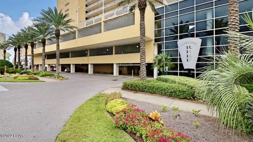 NEW LISTING!  If you're looking for the perfect vacation home or beach rental property, this is it!  Sterling Reef is a low-density resort with 4-floors of parking under the building.  That means no long, inconvenient walks from a parking garage across the street! Our stunning, 3 BR / 3 BA vacation condo has more than 1850 sq ft of gulf-front luxury living including both balconies.  There are (2) Gulf-Front Bedroom Suites with King beds and a third bedroom Suite with another King bed.  Everything has been completely renovated with a cool, contemporary style including driftwood-color porcelain plank tile through-out, new kitchen appliances and new 4K Smart TVs. You must experience the huge expanses of glass in our large, end-unit including (3) sliding glass doors and (2) dramatic, 6-foot wide floor-mounted windows in both the master suite and the living/dining area with unsurpassed views of the gulf.  
The transformation of our beach home included the elimination of the space and view wasting lock-out access for the additional gulf-front bedroom suite.  Our new entry area now has breathe-taking views of the gulf the moment that you open the door.  The views are actually from the 7th floor since our #307 vacation home is located above the four floors of parking below the condos.    
Sterling Reef is located next to M.B. Miller County Park with completely open views to the west.  Our end-unit on the west side of the building has no resorts or hotels compromising