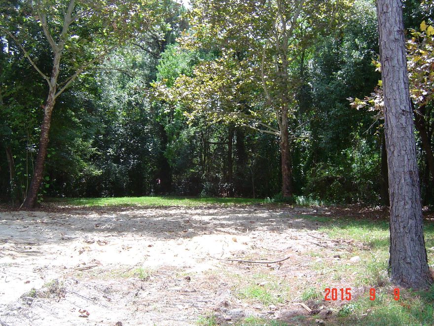 Lot is partially fenced, the original building which had no value has been recently removed.  Several nice shade trees make a nice setting for a home.